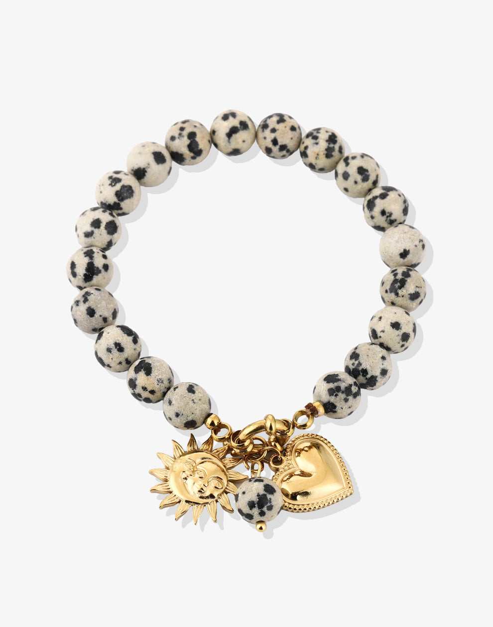 Kralenarmband bedels leopard