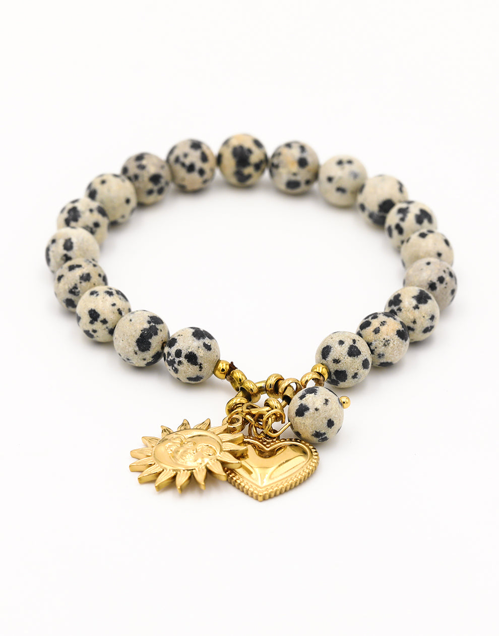 Kralenarmband bedels leopard
