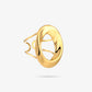 Statement ring abstract goudkleurig