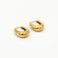 Ovale hoops goudkleurig 20mm