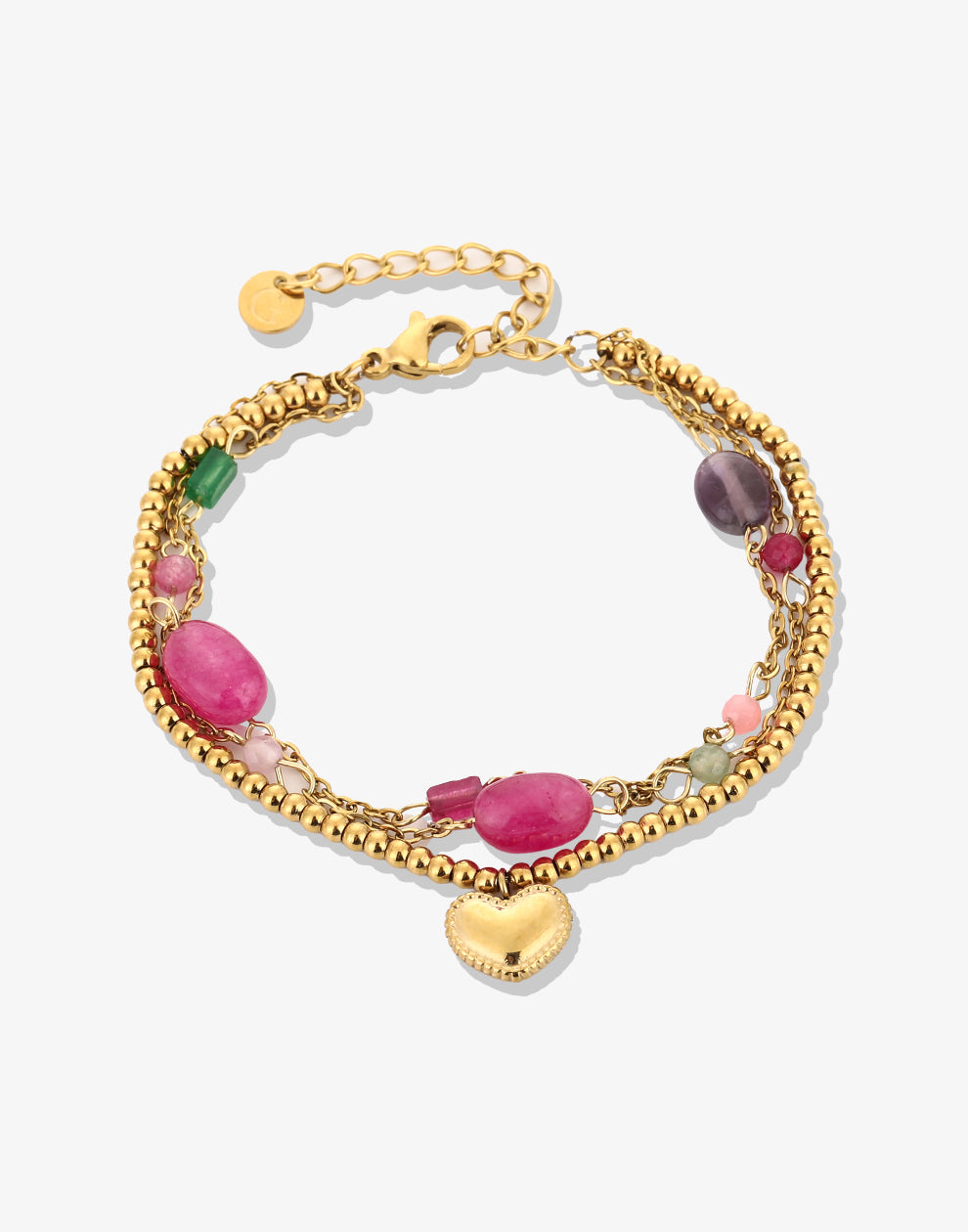 Summer kralenarmband hart