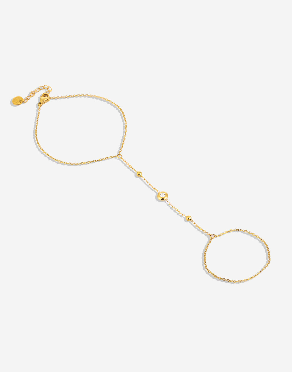 Hand chain rond steentje