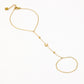 Hand chain rond steentje
