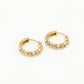 Twisted hoops parels 15mm