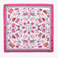 Vierkante sjaal travel fuchsia