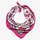 Vierkante sjaal travel fuchsia