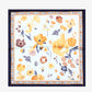 Vierkante sjaal poppy donkerblauw