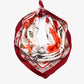 Vierkante sjaal poppy rood