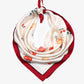 Vierkante sjaal cherry roses
