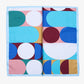 Vierkante sjaal abstract blauw
