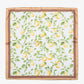Vierkante sjaal lemons beige