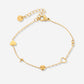 Armband fijne symbolen goudkleurig