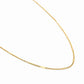 Lange ketting staafjes 90cm goudkleurig