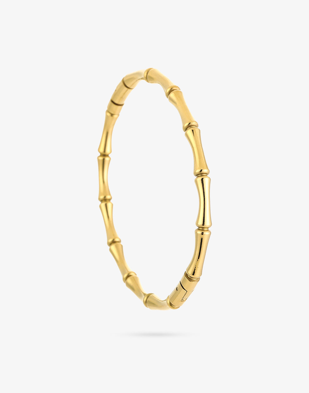 Bangle bamboo goudkleurig