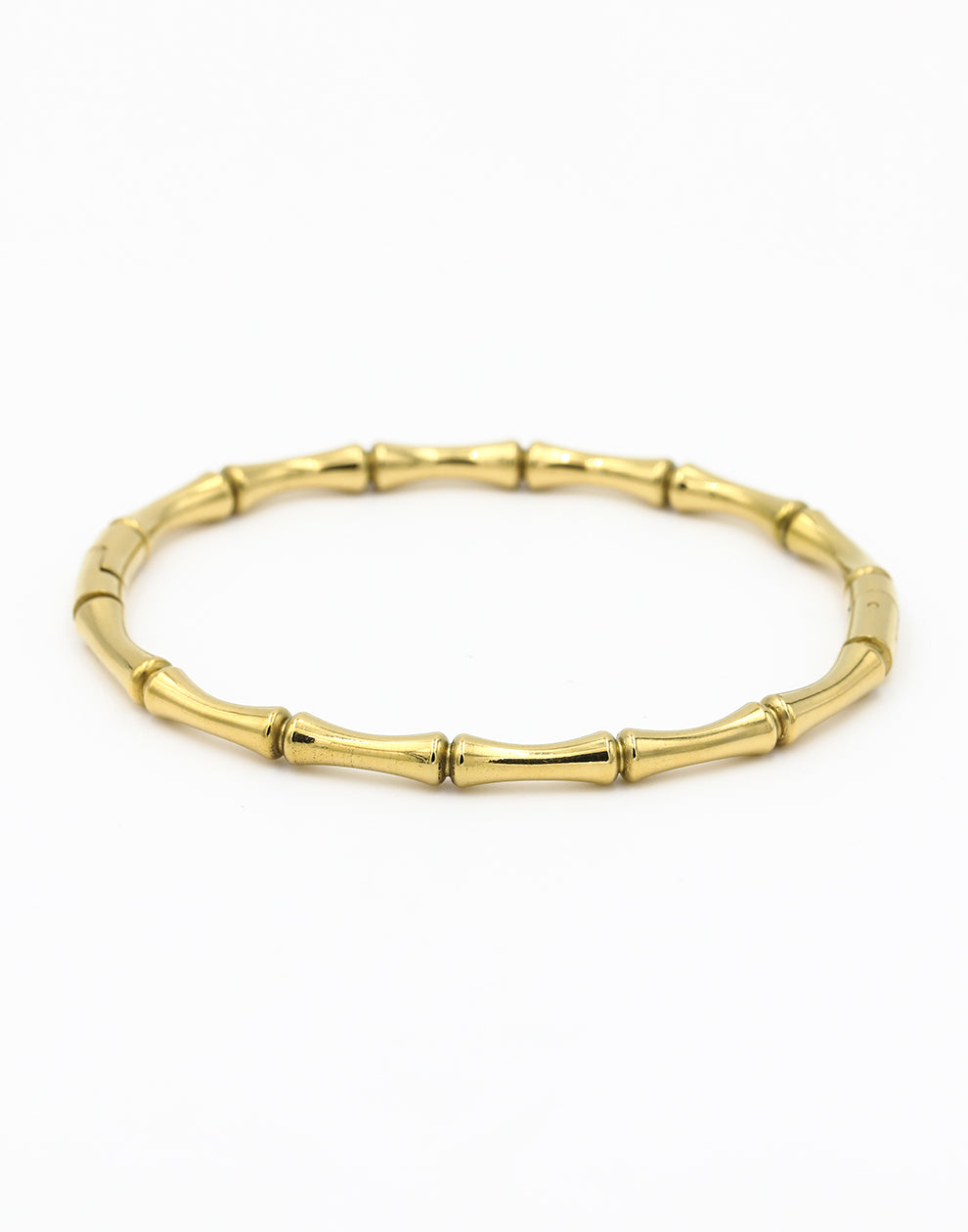 Bangle bamboo goudkleurig