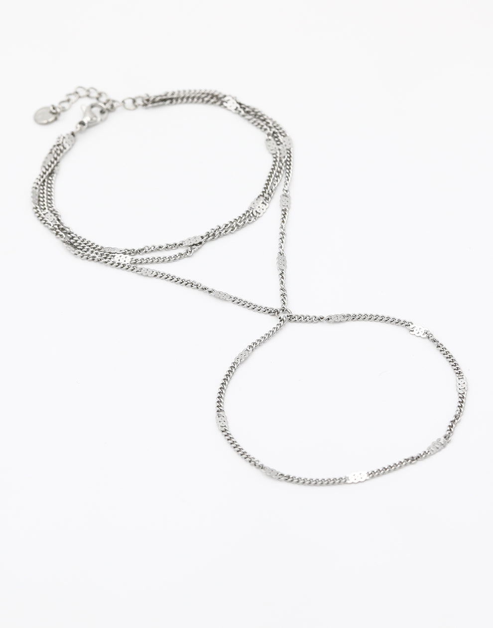 Hand chain classic zilverkleurig