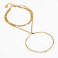 Hand chain classic goudkleurig