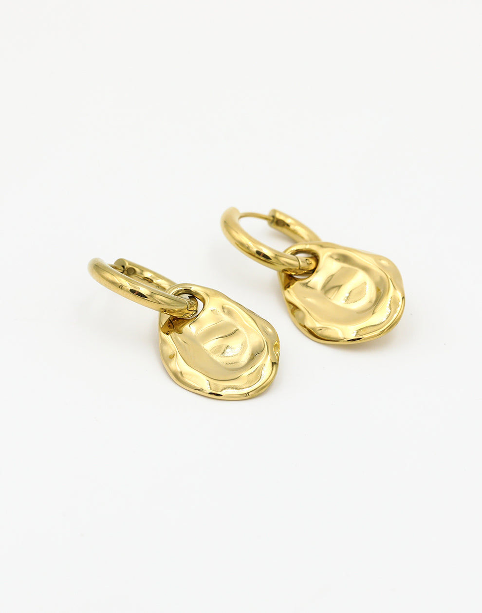 Oorbellen munt hanger