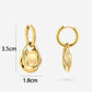 Oorbellen munt hanger