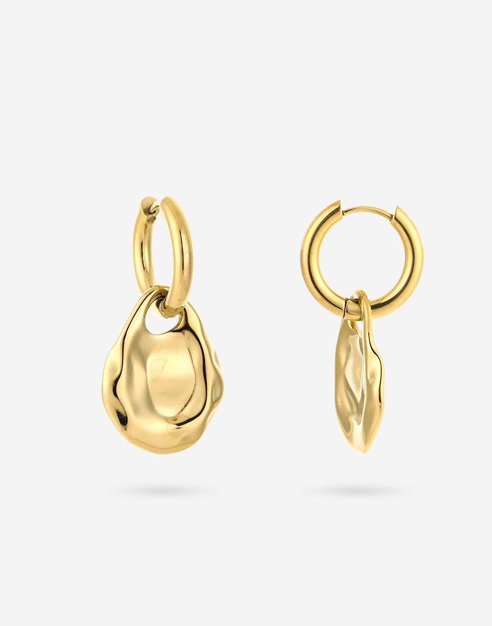 Oorbellen munt hanger