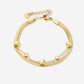 Dubbele snake armband hartjes