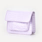 Schoudertas Croco print lila