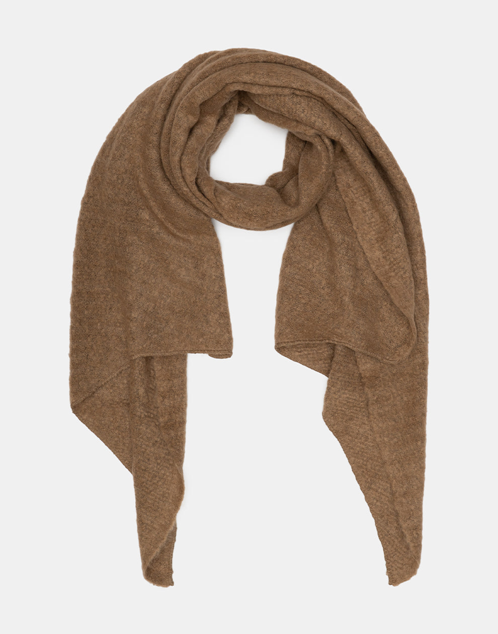 Classic wintersjaal camel