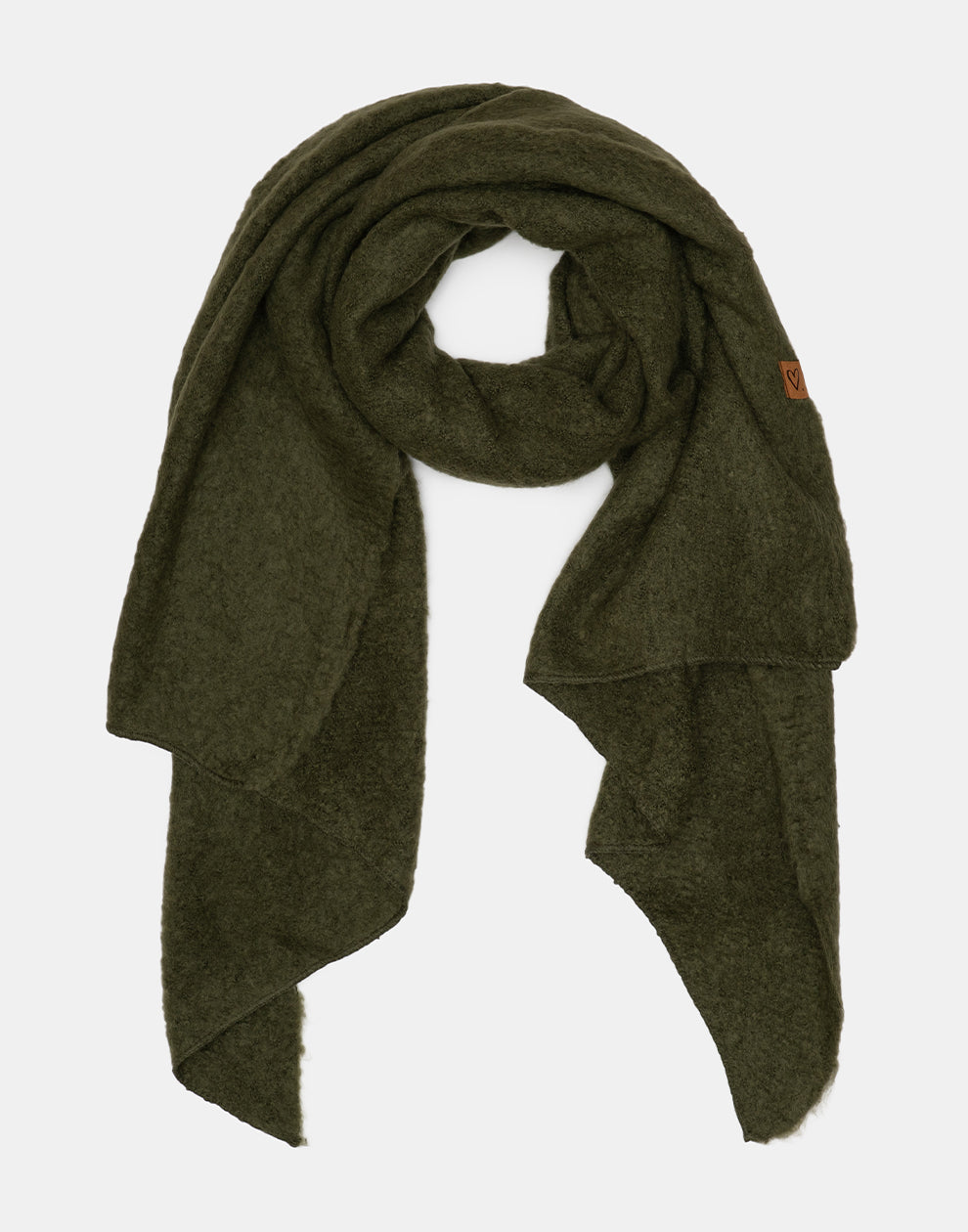 Classic wintersjaal army green