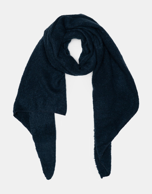 Classic wintersjaal navy