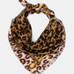 Vierkante sjaal leopard