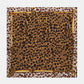 Vierkante sjaal leopard