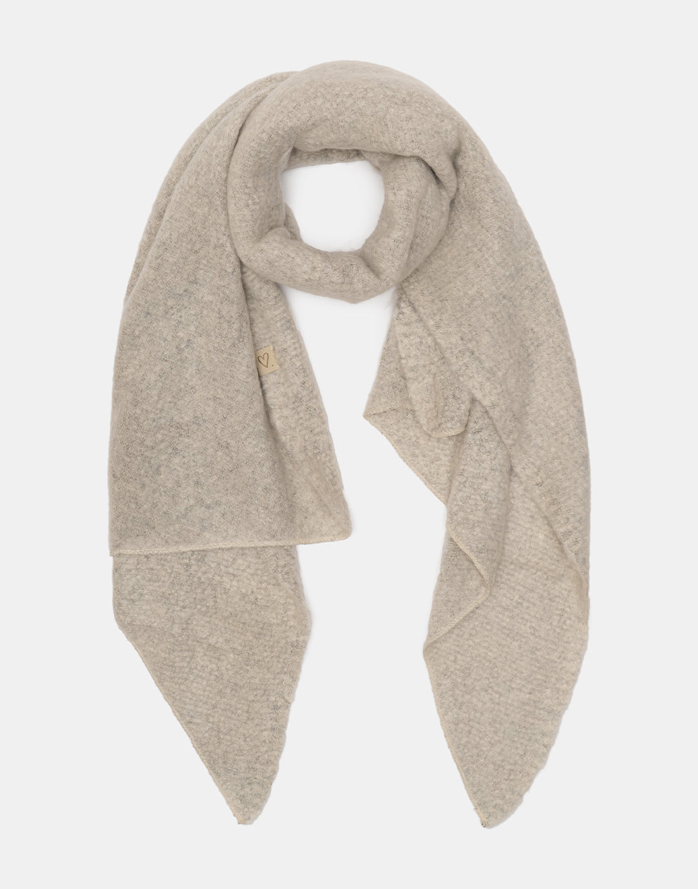 Classic wintersjaal beige