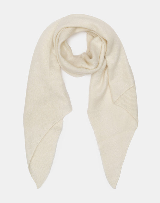 Classic wintersjaal off white