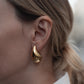drop earrings 3cm gold-colored